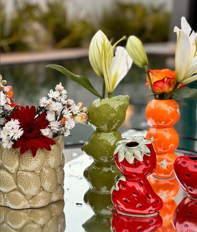 VASO VERDE CONCHAS