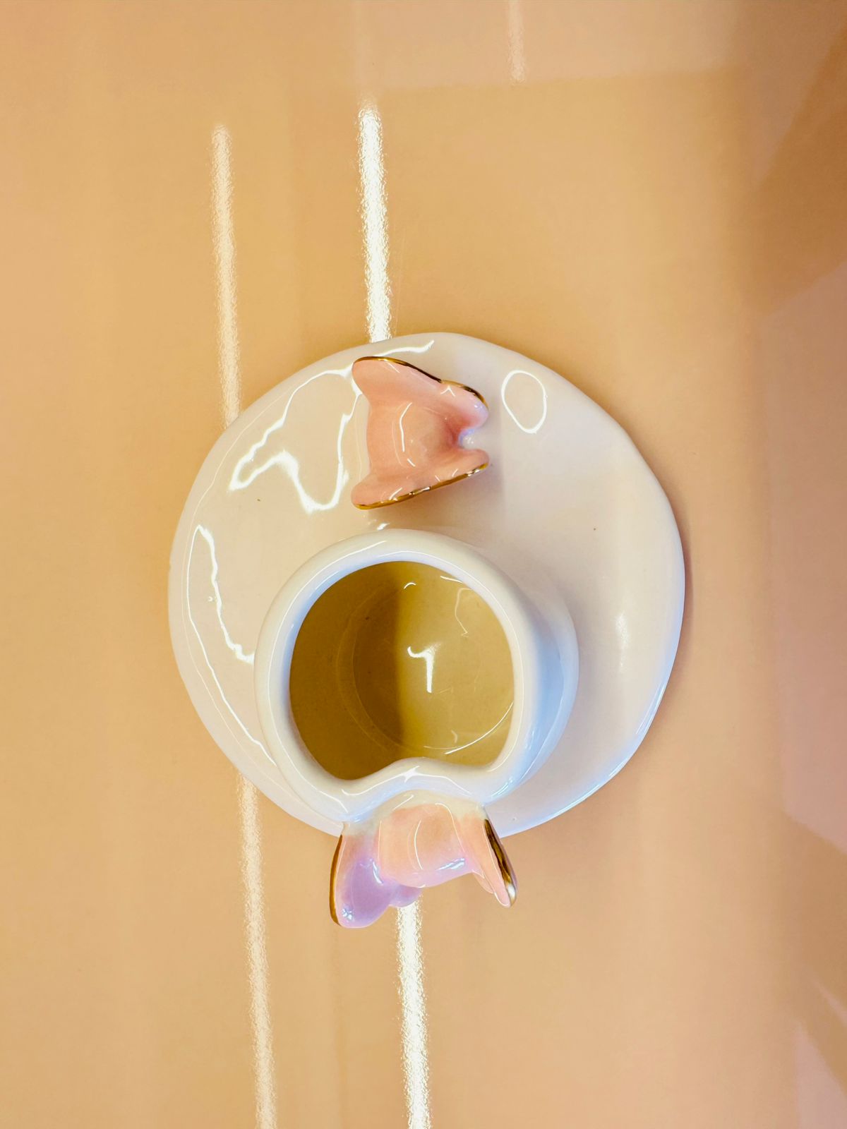 CONJUNTO DE CERÂMICA ARTÍSTICA ASAS ROSÉ