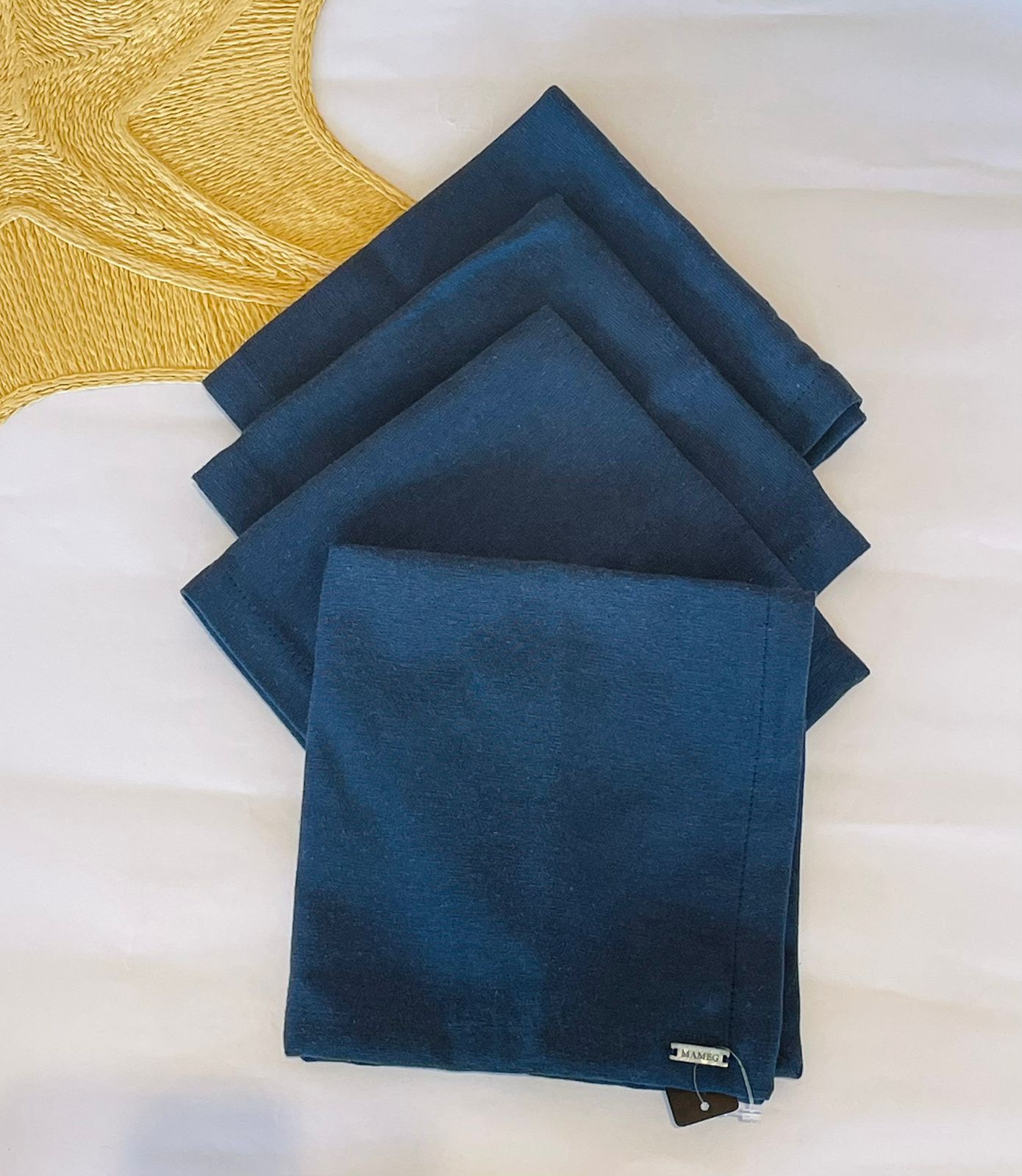 GUARDANAPO DE TECIDO AZUL MARINHO