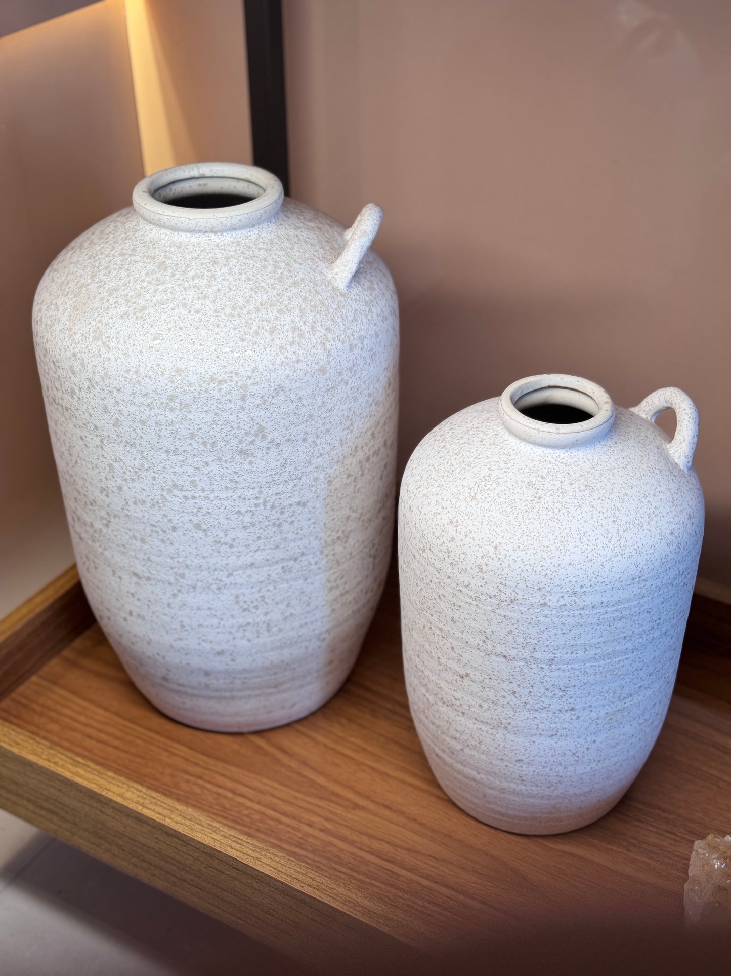 VASO EM CERÂMICA RUSTICO MANCHADO P