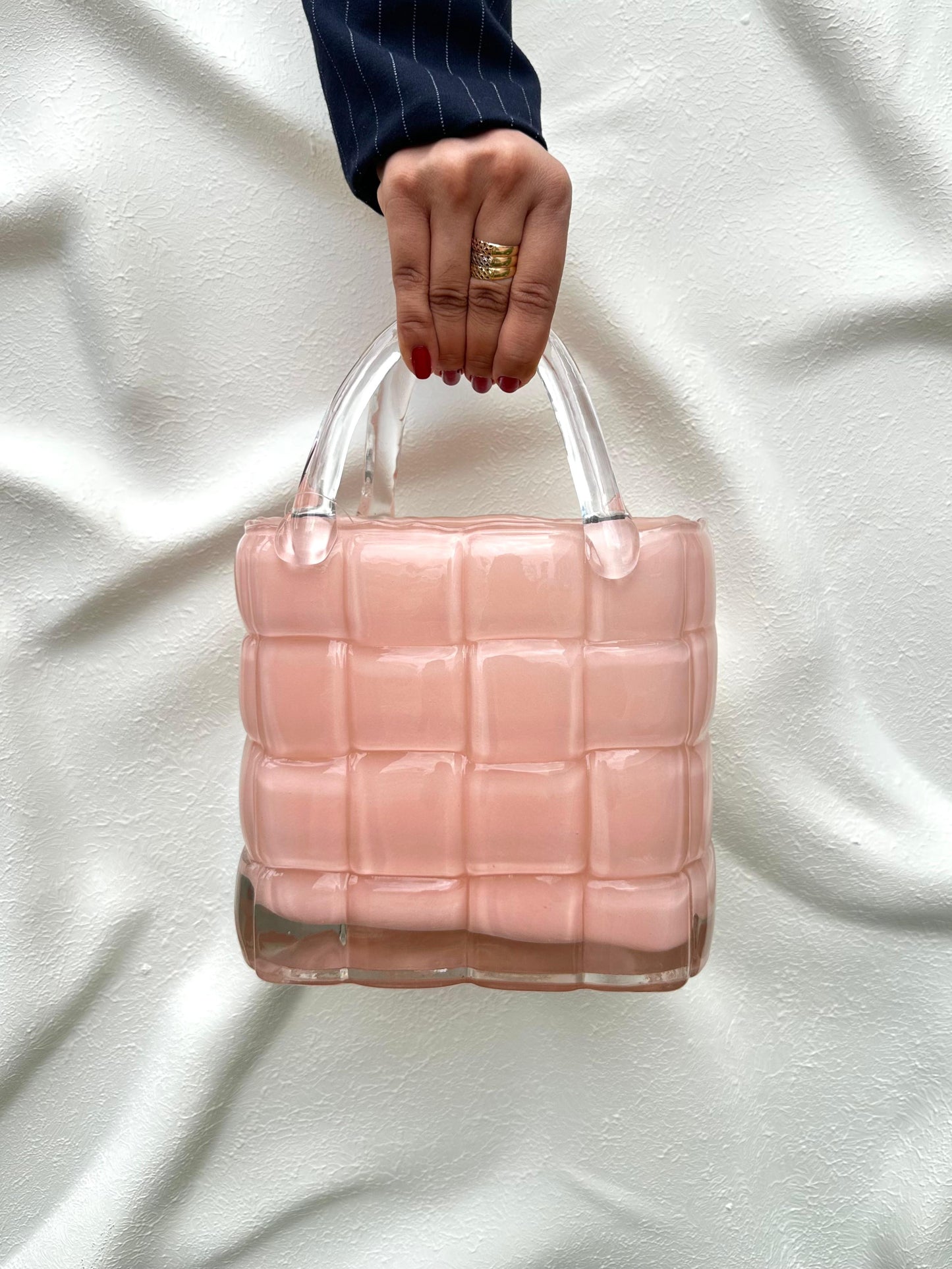 VASO BOLSA ROSA