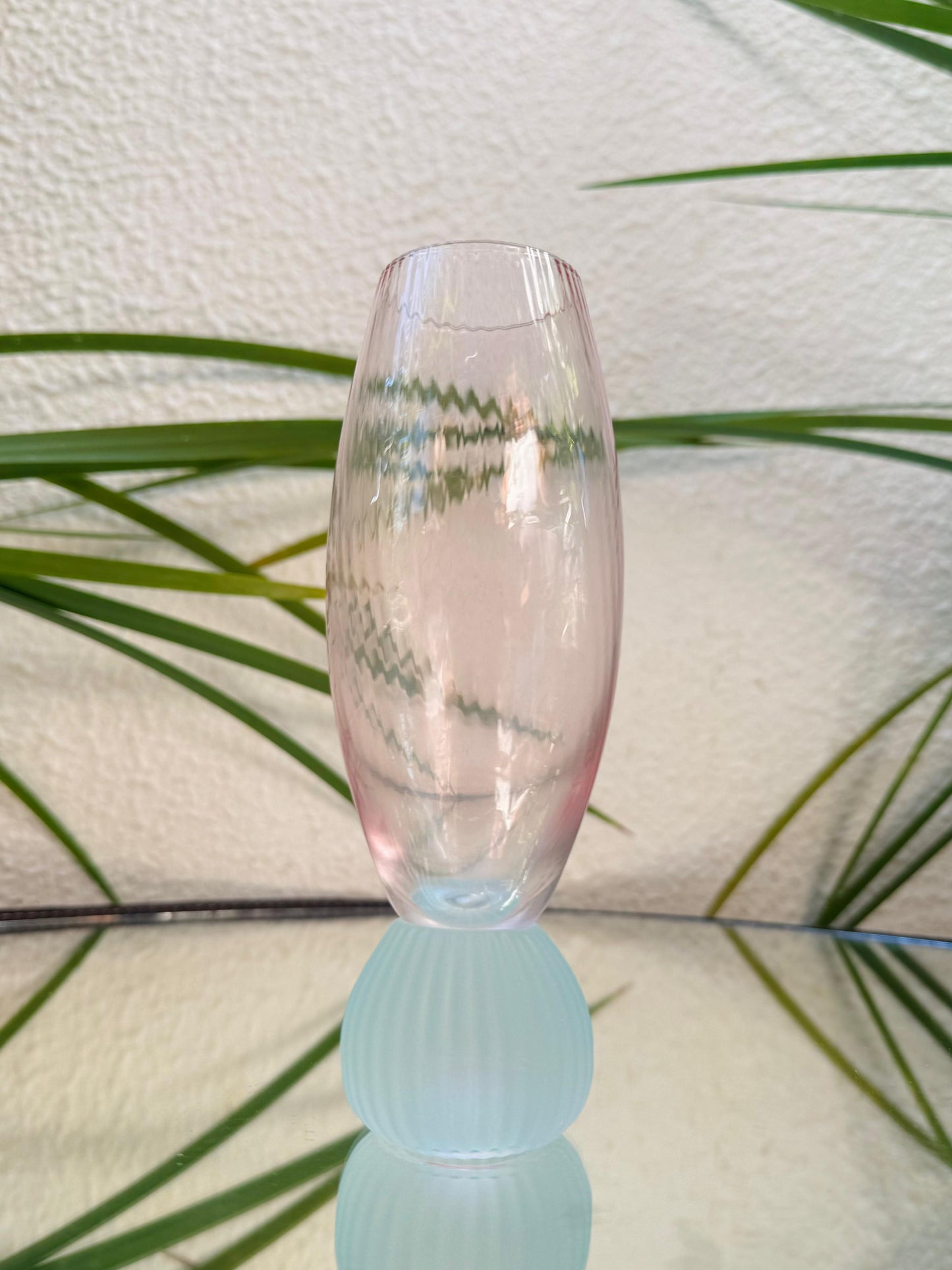 TAÇA ROSA E AZUL