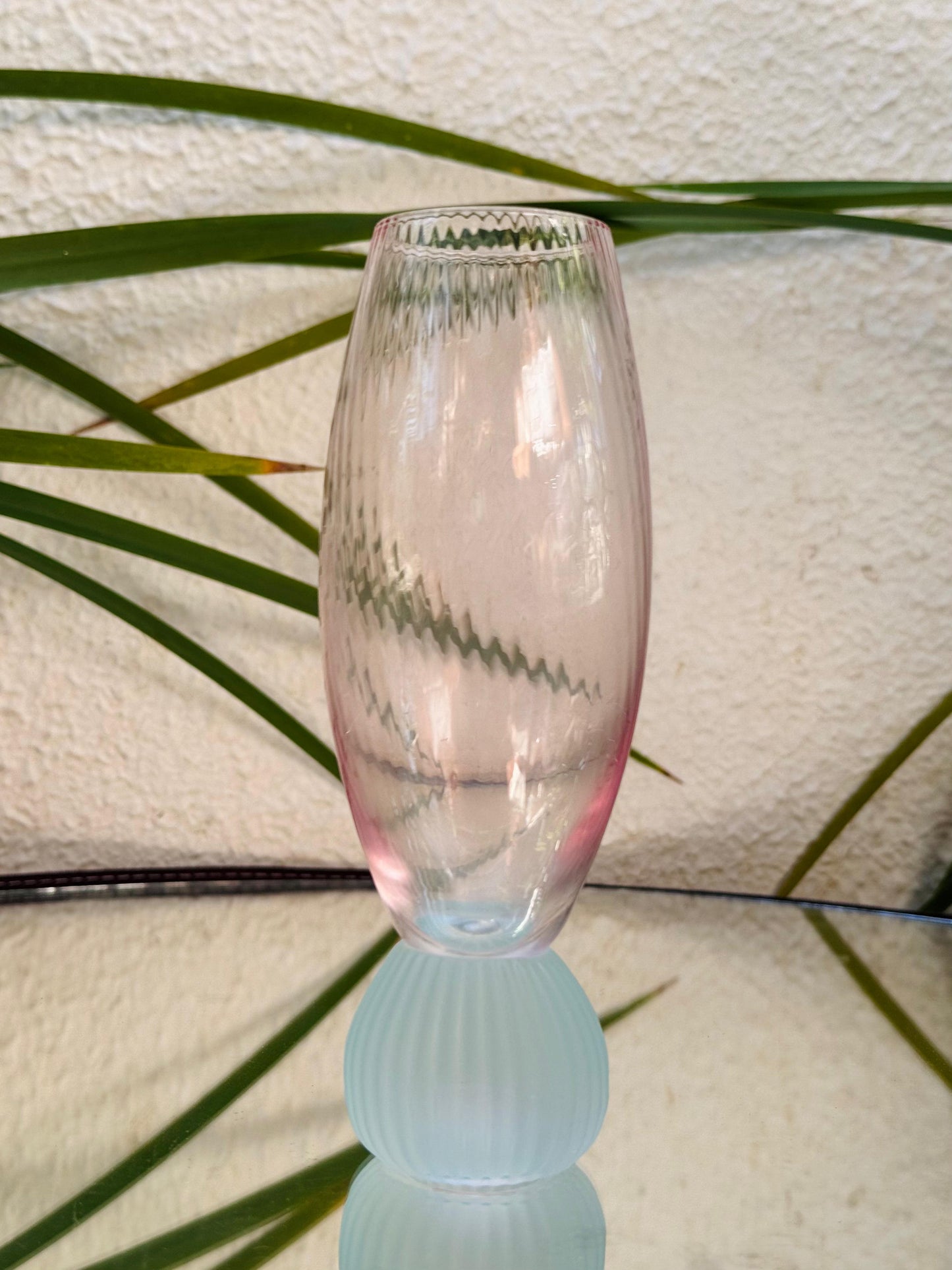 TAÇA ROSA E AZUL