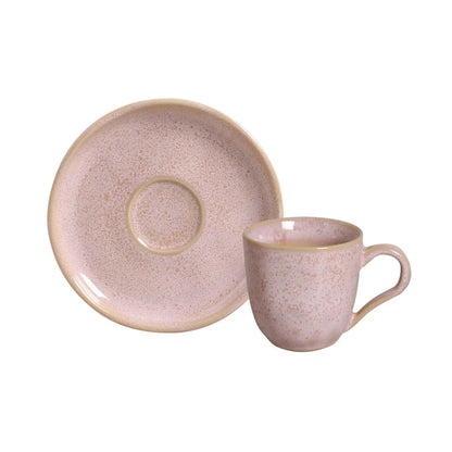 CONJUNTO COM 6 XÍCARAS DE CAFÉ COM PIRES BIO LITCHI 120ml