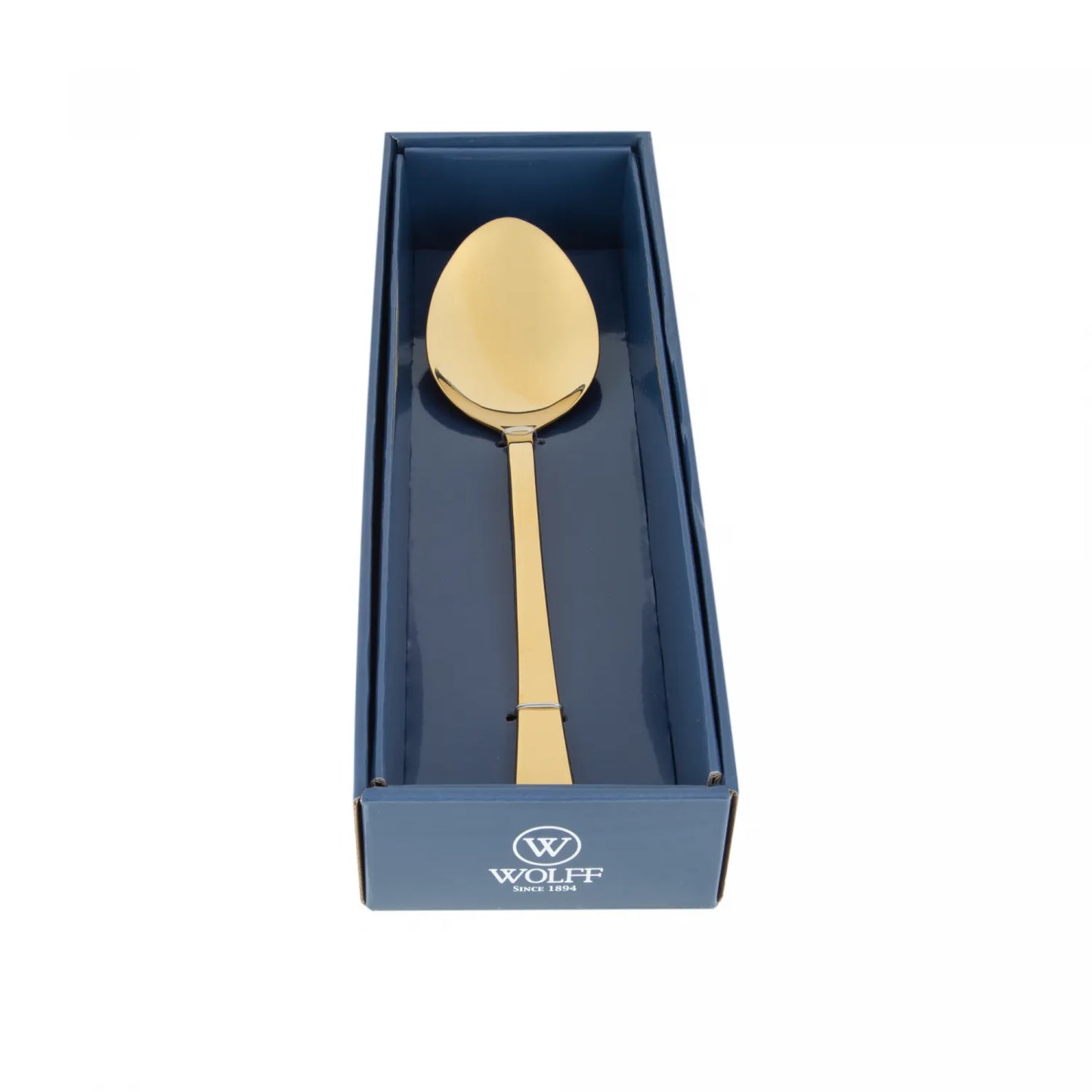 Colher para Servir de Aço Inox Berna Dourado