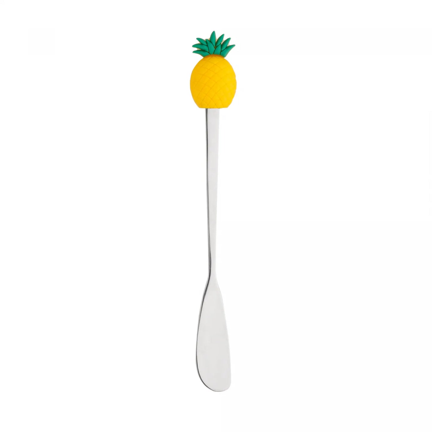 Conjunto 4 Espátulas de Aço Inox Fruit Prata