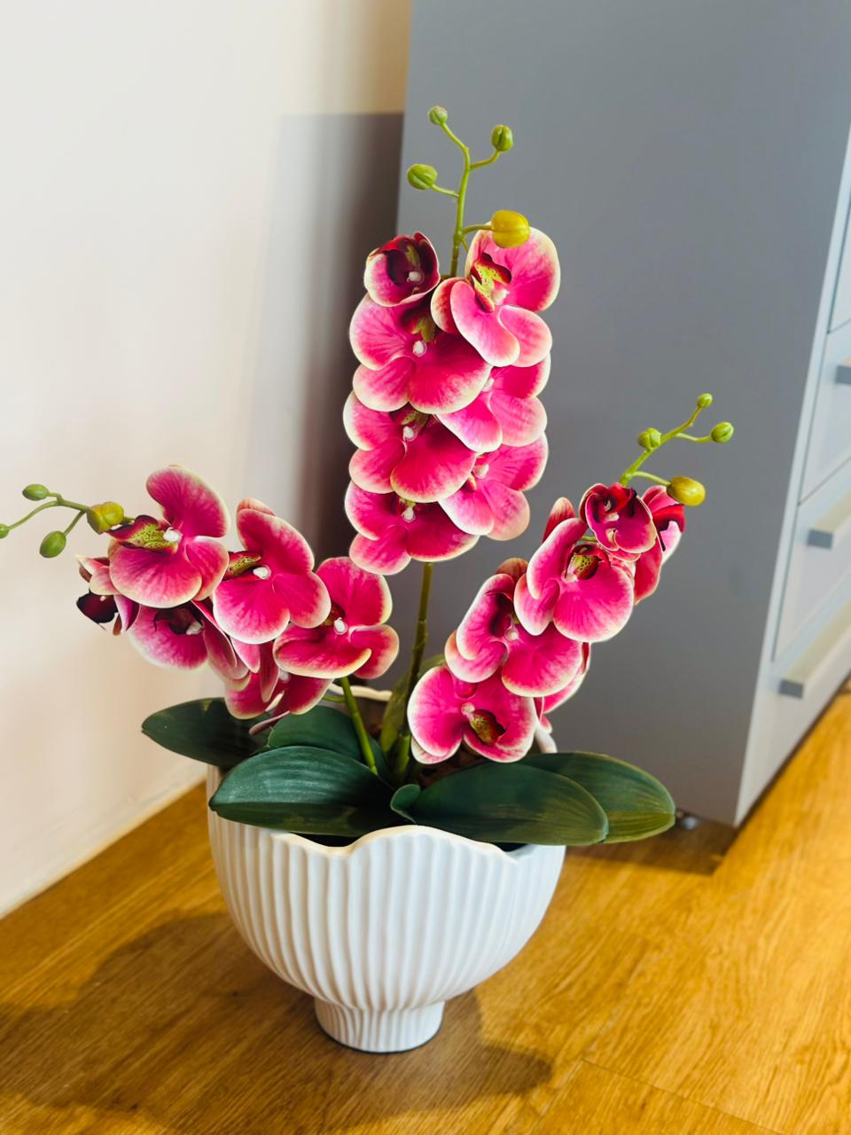 ARRANJO ORQUIDEAS ROSAS