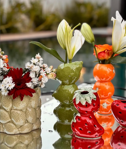 VASO VERDE CONCHAS