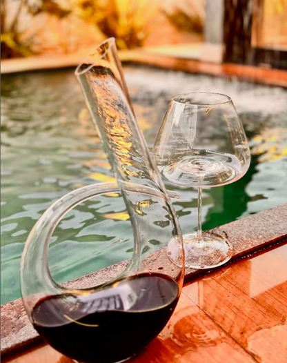 DECANTER PARA SERVIR DE VIDRO 21,5X33,5X9CM