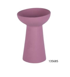 VASO CERAMICA  COLORES 20.5*13.2