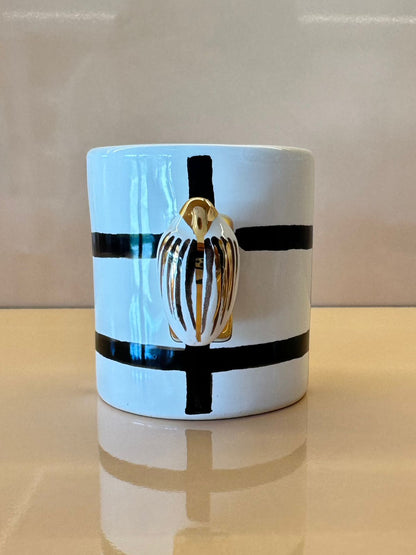 CANECA GRID DOURADO