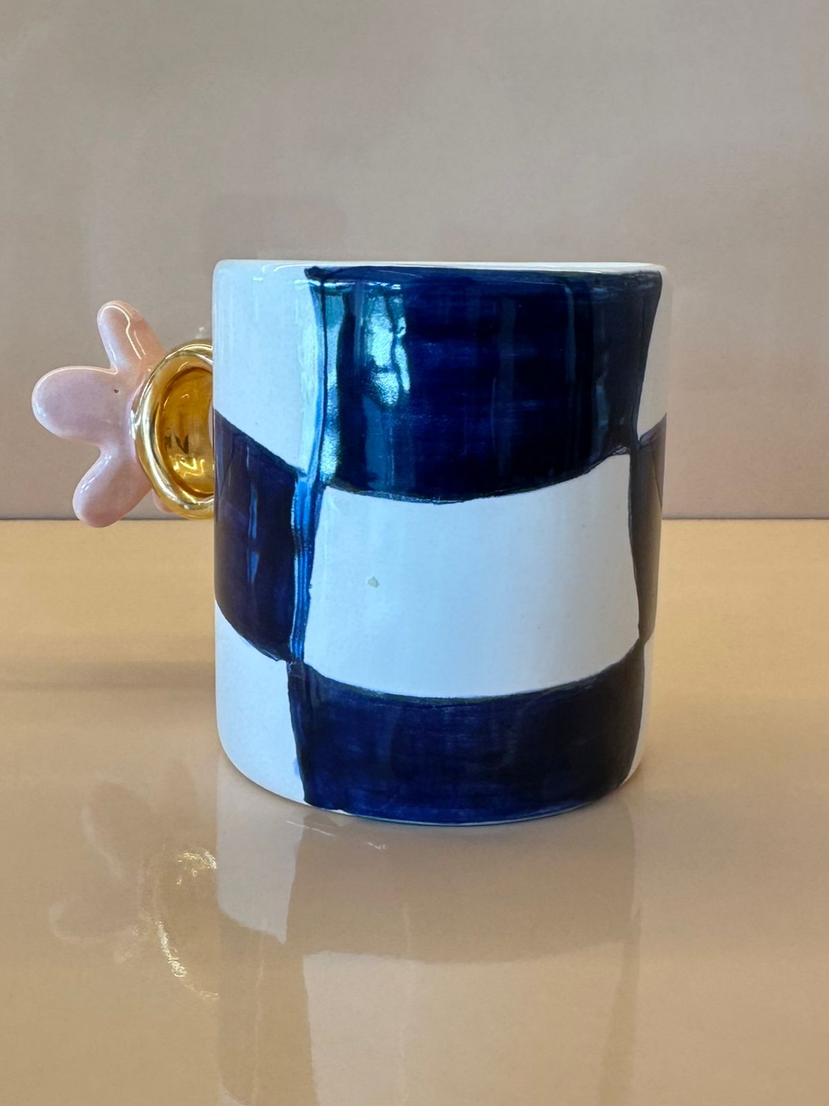 CANECA FLOR ROSA
