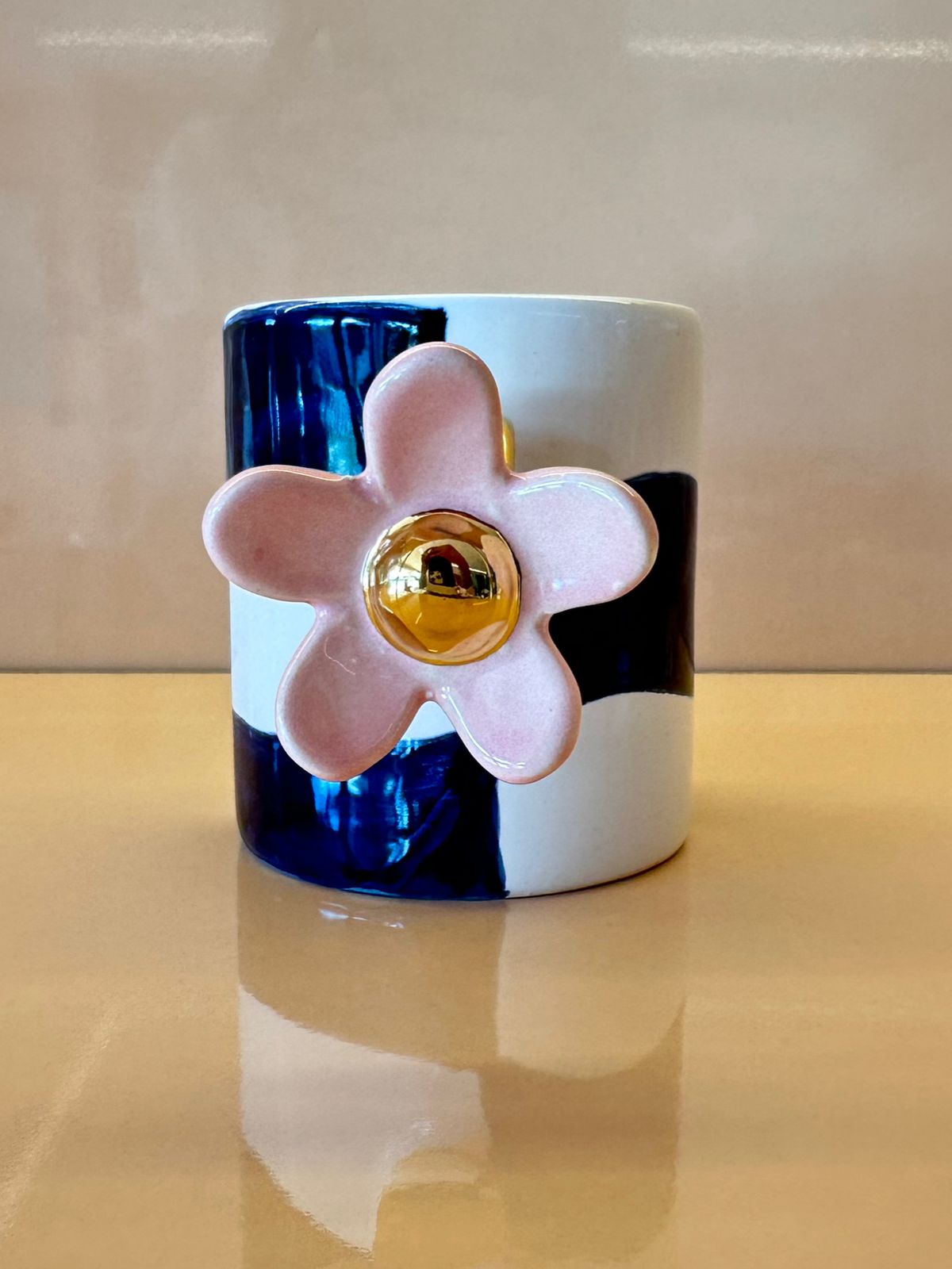 CANECA FLOR ROSA