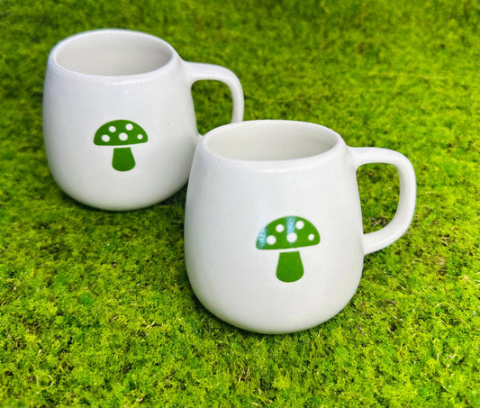 CANECA FOSCA MINI BRANCO COGUMELO