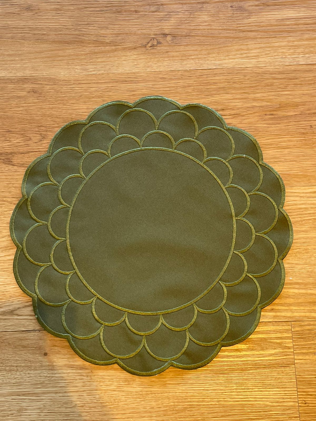 Jogo Americano Flor Impermeável Verde