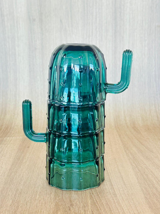 CONJUNTO COPOS CACTO VERDE