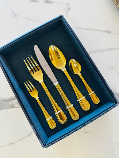 FAQUEIRO 24 PEÇAS DOURADO