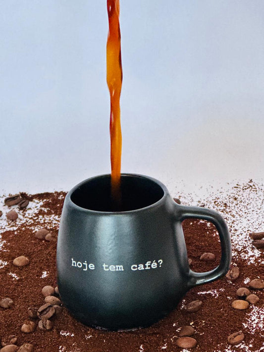 CANECA HOJE TEM CAFÉ MINI