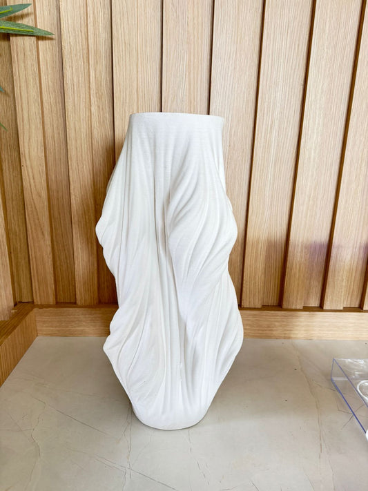 VASO MAIOR BRANCO VOLTAS