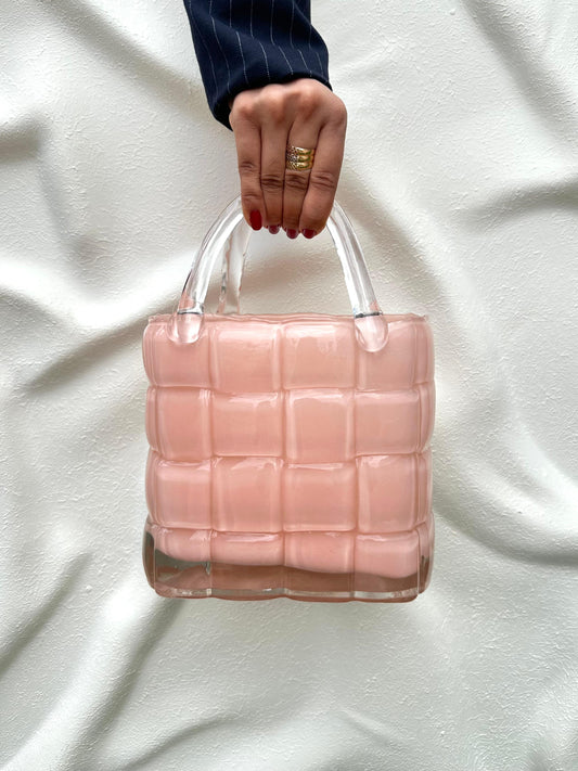 VASO BOLSA ROSA