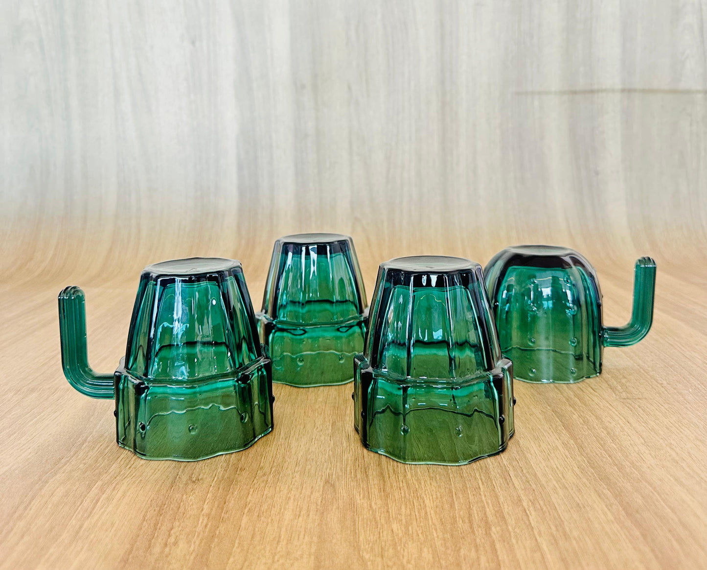 CONJUNTO COPOS CACTO VERDE