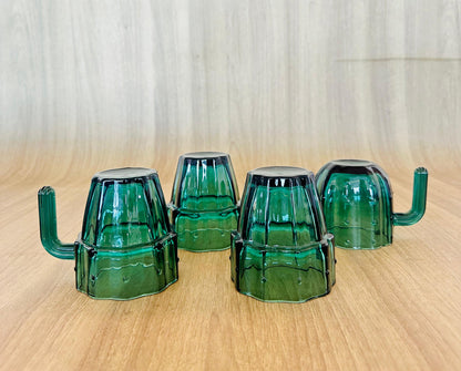 CONJUNTO COPOS CACTO VERDE