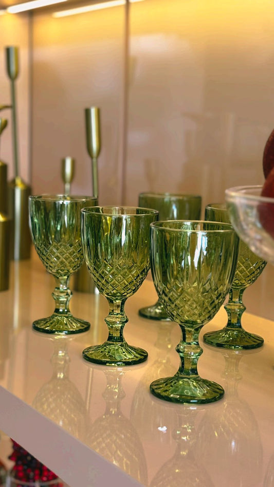 CONJ 6 TAÇAS P/ ÁGUA