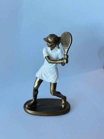 ESCULTURA TENISTA FEMININO