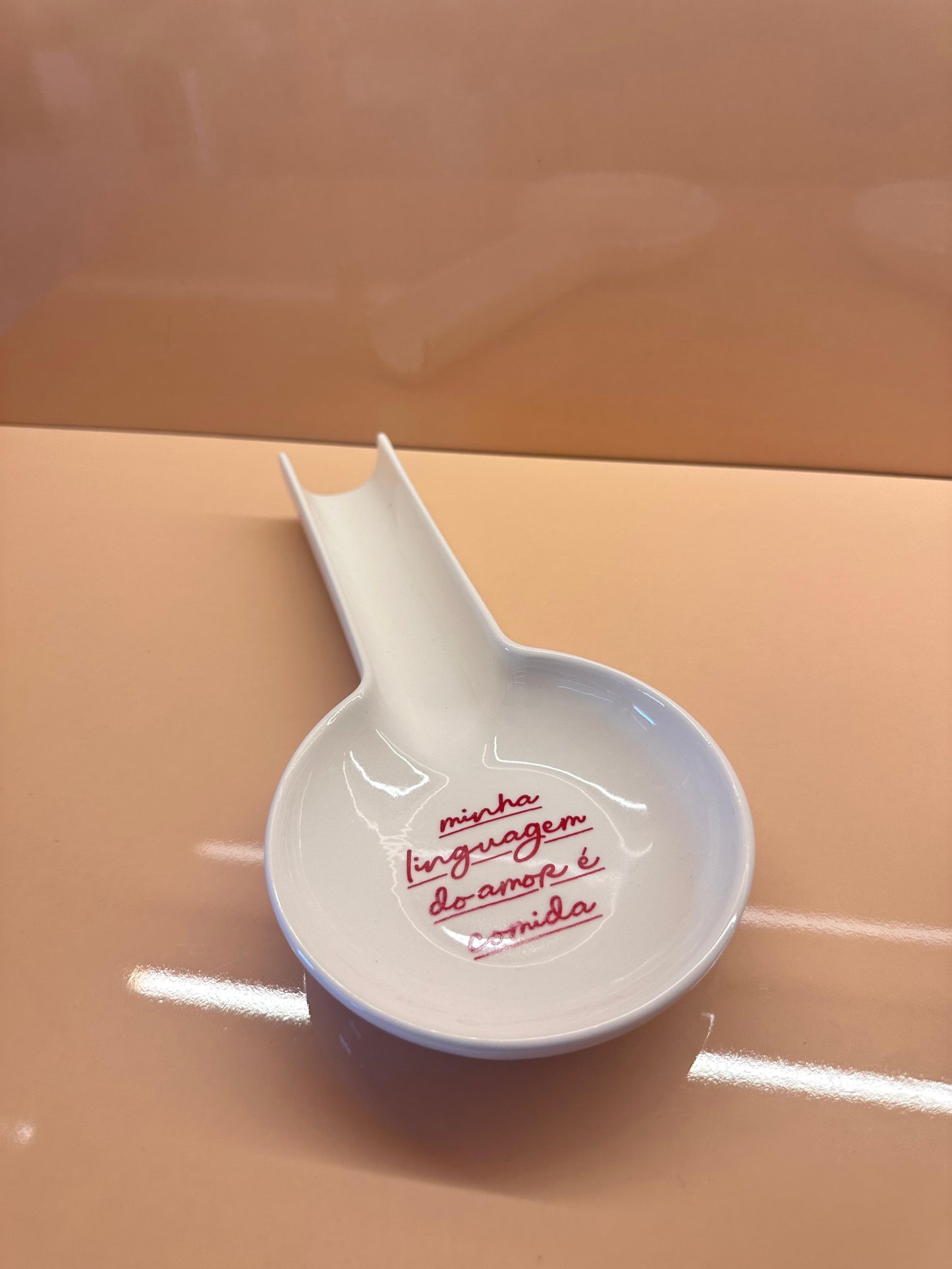 DESCANSO DE TALHER "MINHA LINGUAGEM DE AMOR É COMIDA"