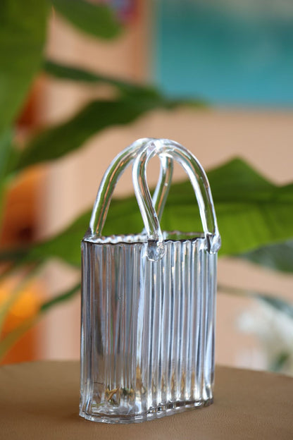 VASO BOLSA VIDRO