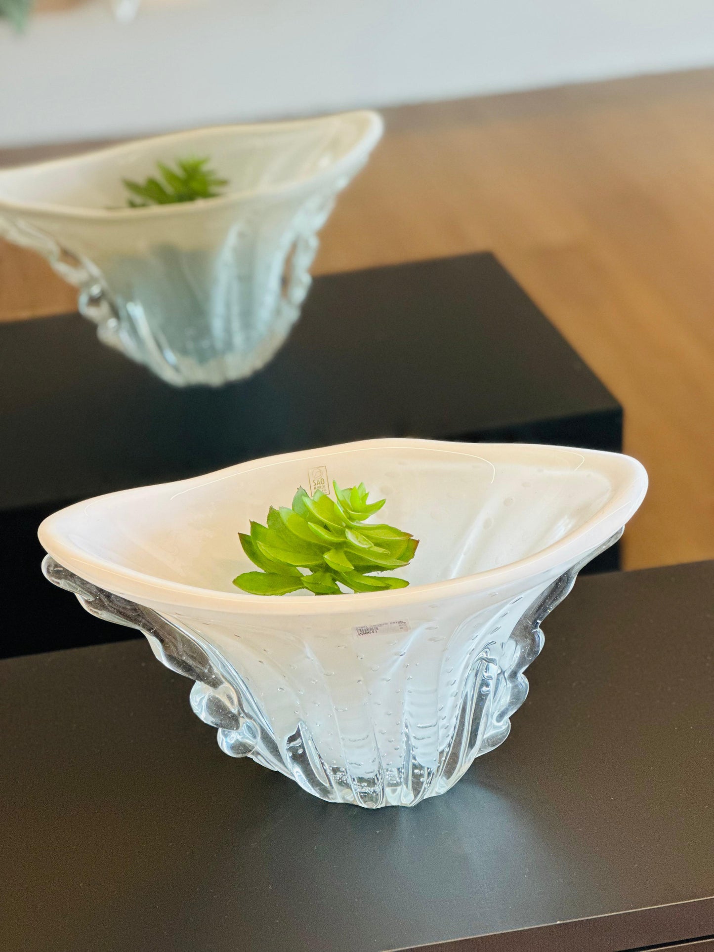 VASO MURANO BRANCO