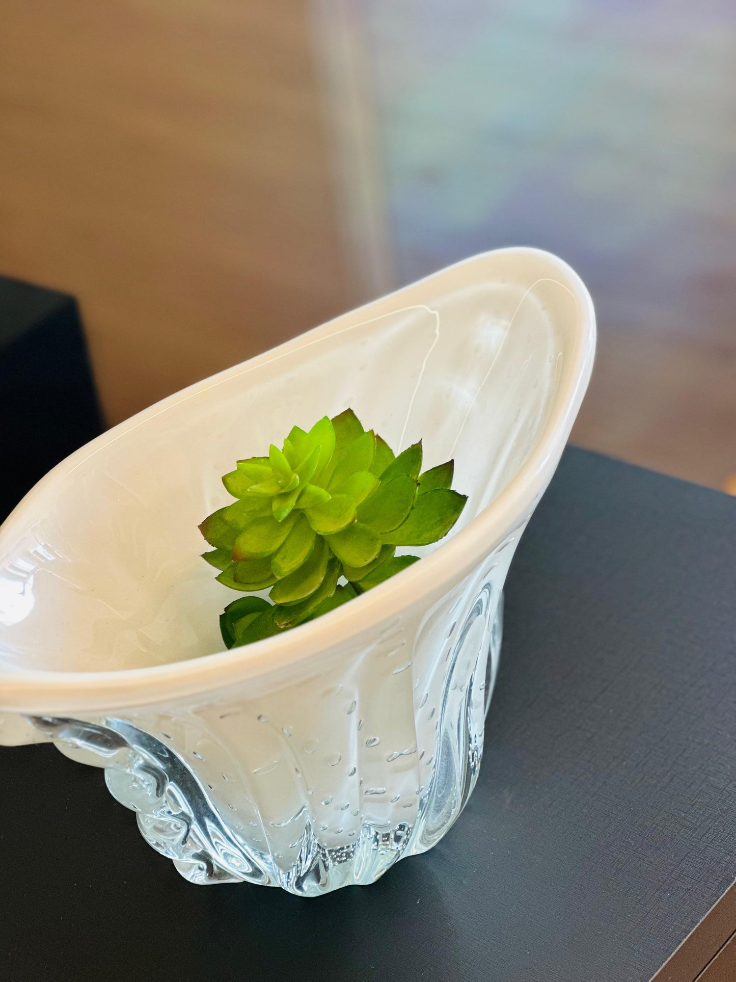 VASO MURANO BRANCO