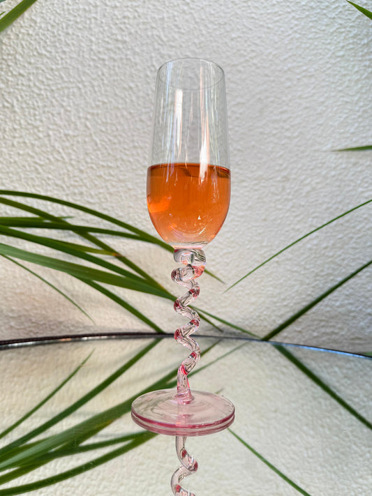 TAÇA ESPIRAL ROSÉ – CHAMPAGNE / ESPUMANTE