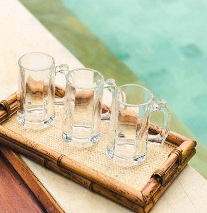 BANDEJA EM BAMBU/PALHA