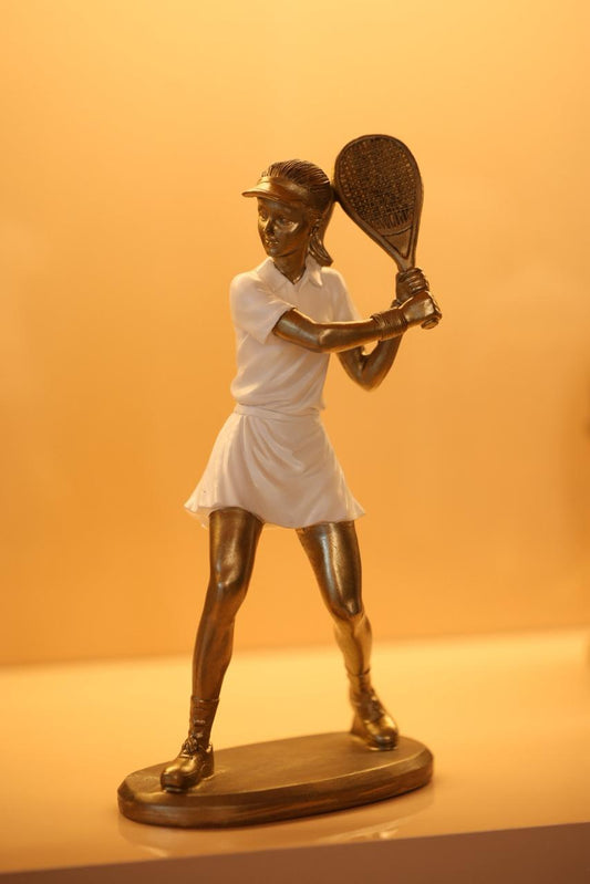 ESCULTURA TENISTA FEMININO