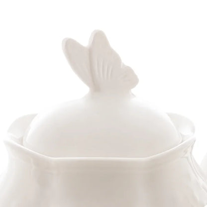BULE PORCELANA NEW BONE BUTTERFLY FLOWER LYOR