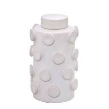 POTICHE C/ TAMPA EM CERÂMICA