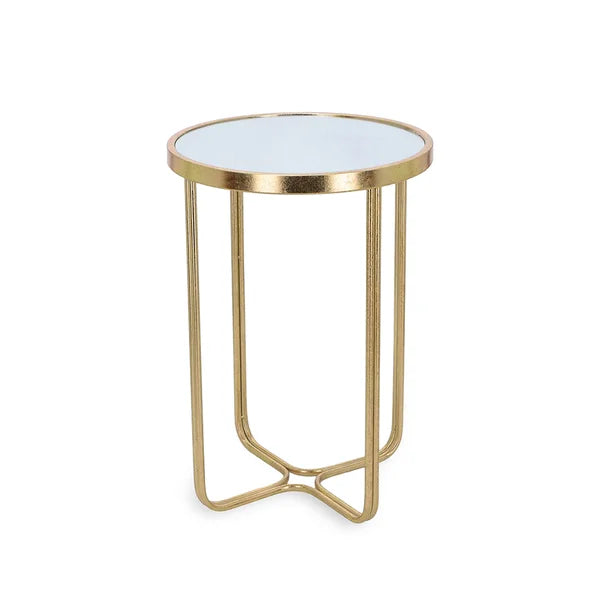 MESA EM METAL COM ESPELHO 51X35CM (MENOR)